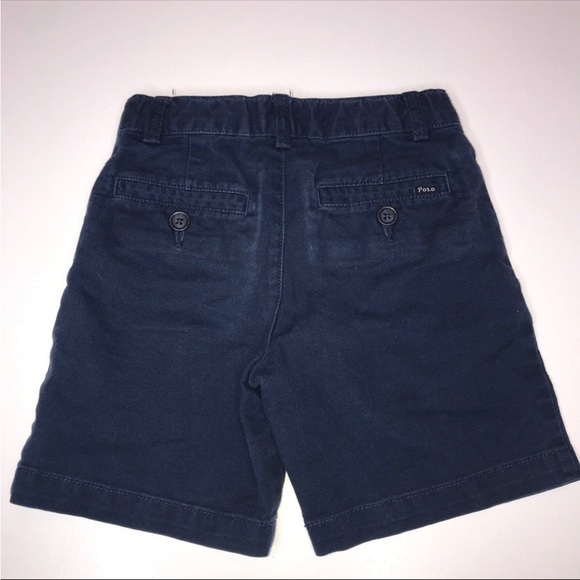 Polo Ralph Lauren Navy Shorts 4T with belt - Picture 4 of 6